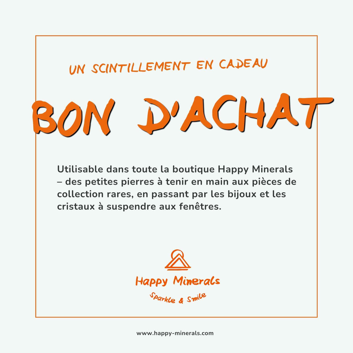 Happy Minerals Gutschein