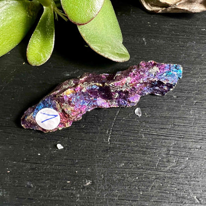 Buntkupfer Chalcopyrit Rohstein 50mm | Regenbogenschimmer für Transformation und Lebensfreude