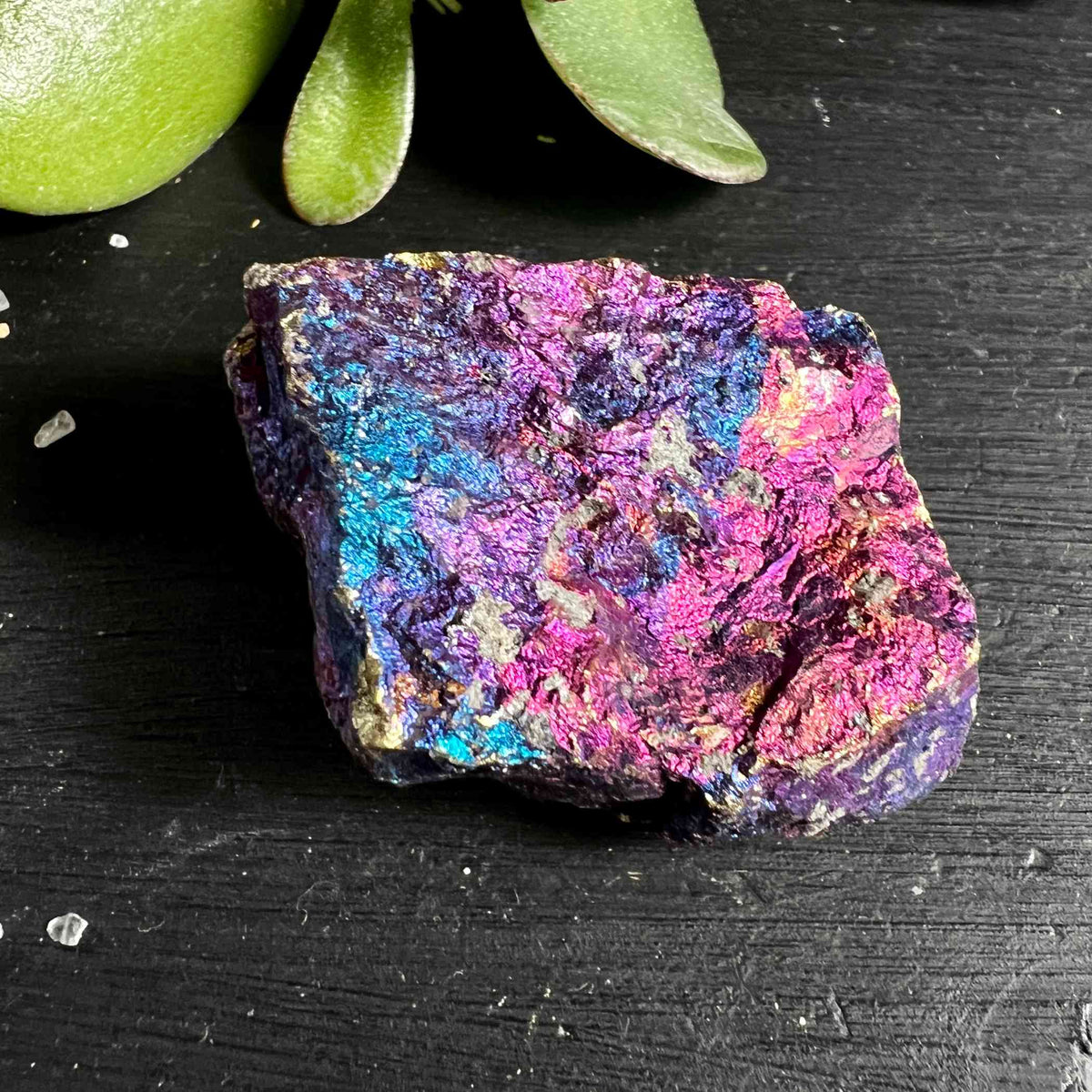Buntkupfer Chalcopyrit Rohstein 50mm | Regenbogenschimmer für Transformation und Lebensfreude