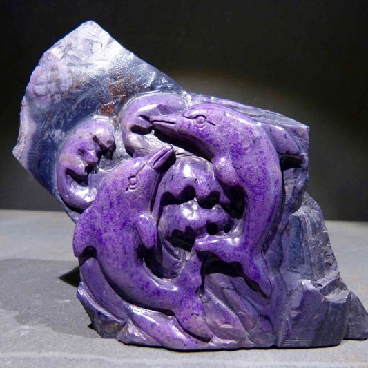 Sugilith Delfinpaar |  Bewertungen-happy-minerals