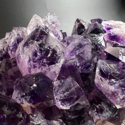 Amethyst Kristallspitzen | zartes Violett und klare Facetten | funkelnd | Happy Minerals