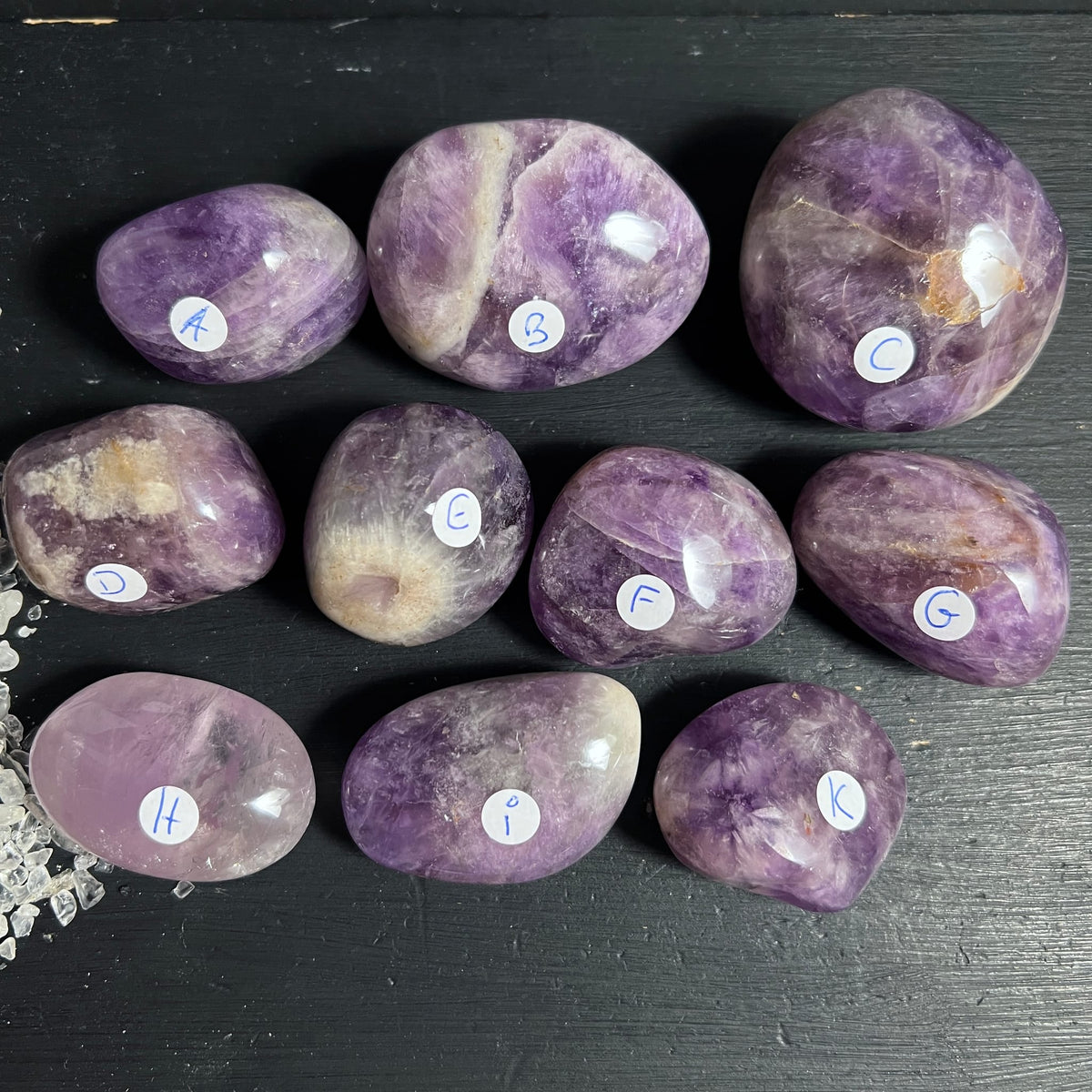 Amethyst Handschmeichler 3-5cm du wählst | Schutz, Fokus und ruhige Abende