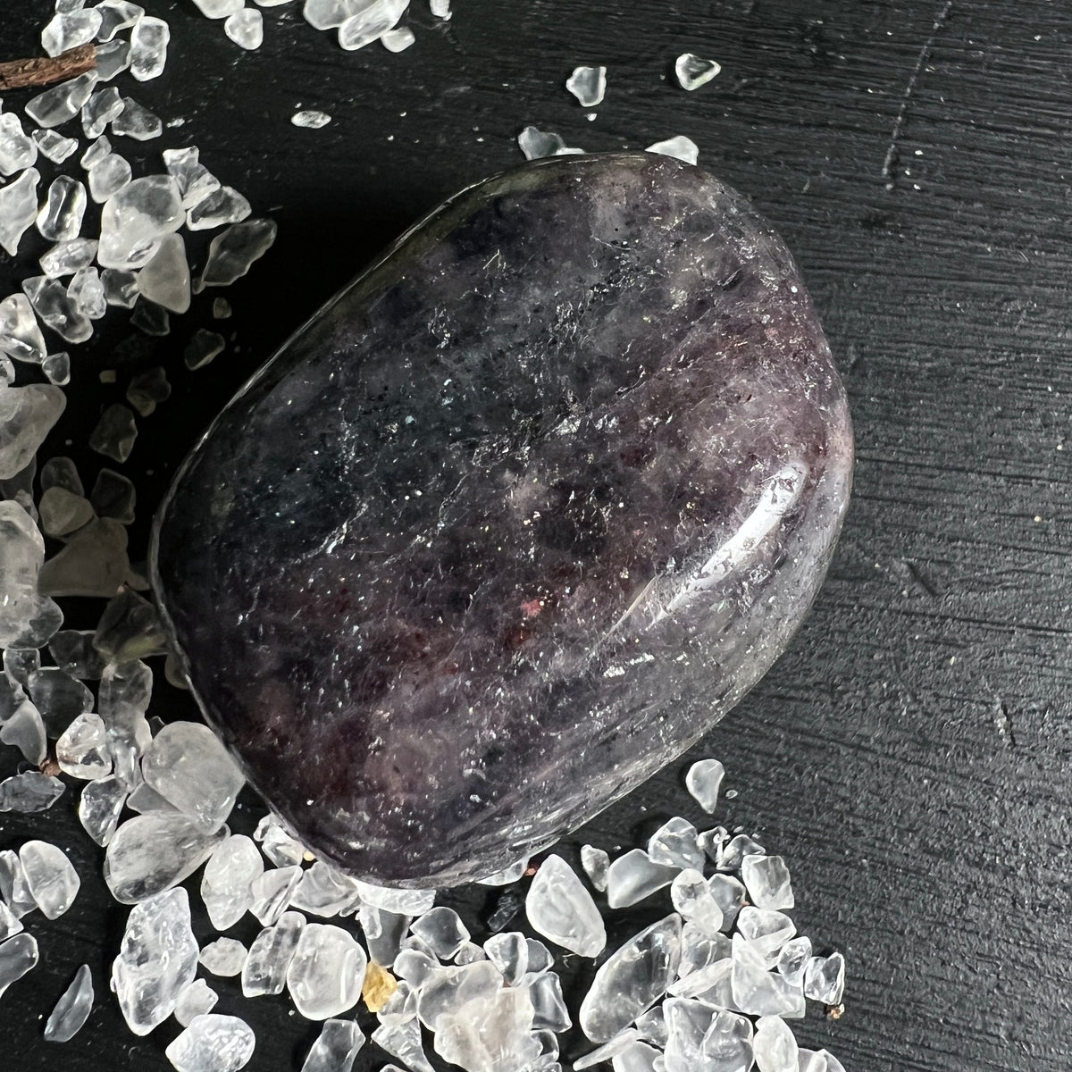 Iolith XXL | großer blauer Trommelstein | Premium Cordierit Indien | Happy Minerals