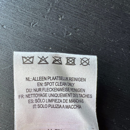 Pflegeetikett Kosmetiktasche | Reinigungshinweise | Fleckenreinigung | mehrsprachig | Happy Minerals Qualität