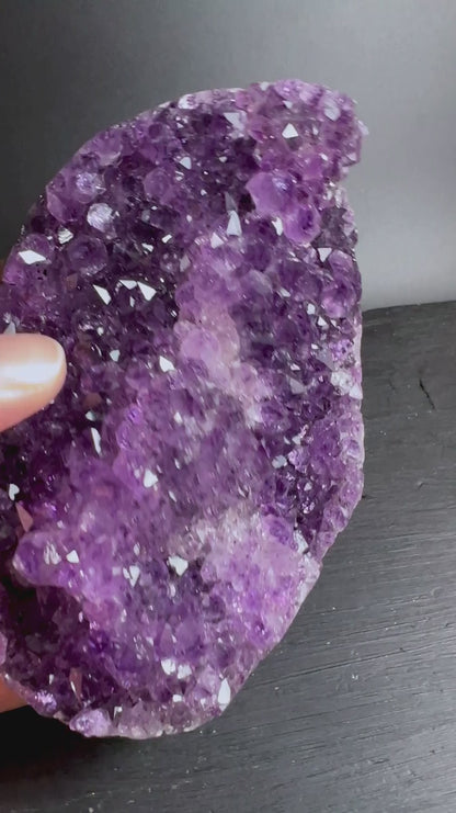 Amethyst Druse Uruguay 16cm | Naturkristalle für Ruhe und Schutz