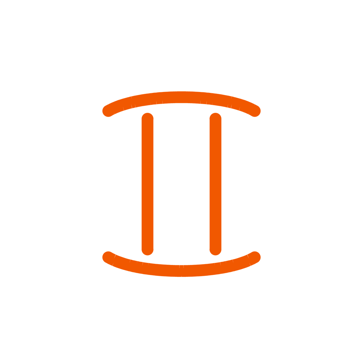 Sternzeichen Zwillinge Symbol | Happy Minerals
